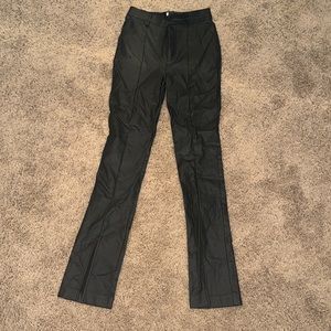GB Junior Leather Straight Pants Size 3